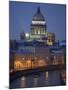 St. Isaac's Cathedral Rises Above the Moyka River in Downtown St. Petersburg, Russia, May 2006.-null-Mounted Photographic Print