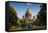 St. Isaac's Cathedral, St. Petersburg, Russia, Europe-Michael Runkel-Framed Stretched Canvas