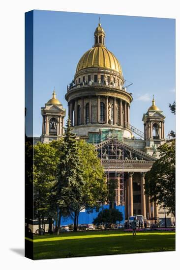 St. Isaac's Cathedral, St. Petersburg, Russia, Europe-Michael Runkel-Stretched Canvas