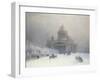 St Isaac's Cathedral, St Petersburg-Ivan Konstantinovich Aivazovsky-Framed Premium Giclee Print