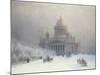 St Isaac's Cathedral, St Petersburg-Ivan Konstantinovich Aivazovsky-Mounted Giclee Print