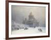 St Isaac's Cathedral, St Petersburg-Ivan Konstantinovich Aivazovsky-Framed Giclee Print