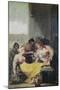 St. Isabella Caring for the Lepers-Francisco de Goya-Mounted Giclee Print