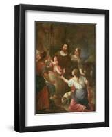 St. Isidore and the Miracle at the Well, School of Madrid-null-Framed Giclee Print