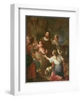 St. Isidore and the Miracle at the Well, School of Madrid-null-Framed Giclee Print