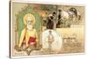 St Isidore, Patron Saint of Farmers and Day Labourers-null-Stretched Canvas