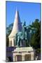 St. Istvan Statue, Fisherman's Bastion, Budapest, Hungary, Europe-Neil Farrin-Mounted Photographic Print