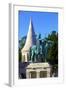 St. Istvan Statue, Fisherman's Bastion, Budapest, Hungary, Europe-Neil Farrin-Framed Photographic Print