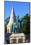 St. Istvan Statue, Fisherman's Bastion, Budapest, Hungary, Europe-Neil Farrin-Mounted Photographic Print