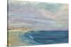 St. Ives Bay, 1997 (W/C on Paper)-Patricia Espir-Stretched Canvas
