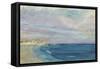 St. Ives Bay, 1997 (W/C on Paper)-Patricia Espir-Framed Stretched Canvas