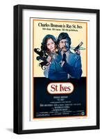 St. Ives, from Left: Jacqueline Bisset, Charles Bronson, 1976-null-Framed Art Print