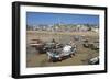 St Ives Harbour at Low Tide, Cornwall-Peter Thompson-Framed Photographic Print