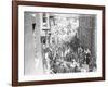 St Ives Street Procession-null-Framed Giclee Print