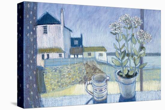 St. Ives Windowsill-Felicity House-Stretched Canvas