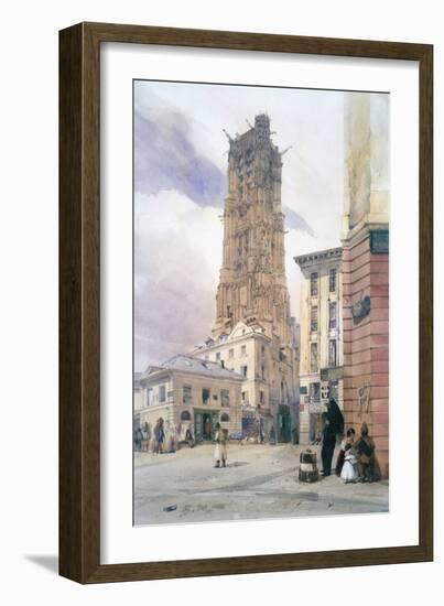 St Jacques Tower, 1834-Thomas Shotter Boys-Framed Giclee Print