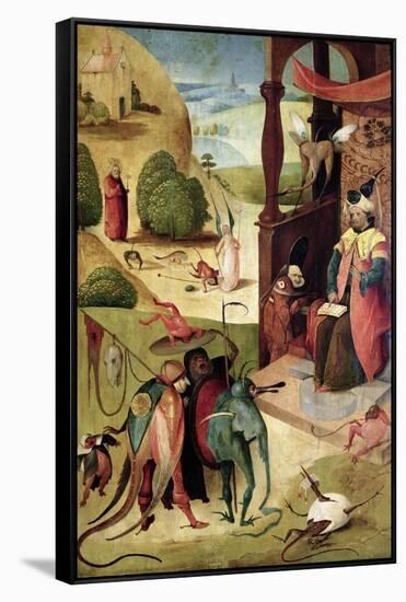 St.James and the Magician-Hieronymus Bosch-Framed Stretched Canvas