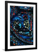 St James appears to Charlemagne in a dream, stained glass, Chartres Cathedral, France, c1225-Unknown-Framed Giclee Print