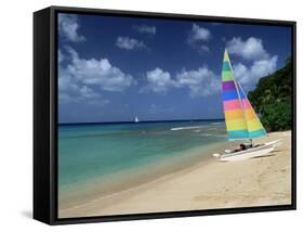 St. James Beach, Barbados, West Indies, Caribbean, Central America-John Miller-Framed Stretched Canvas