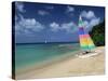 St. James Beach, Barbados, West Indies, Caribbean, Central America-John Miller-Stretched Canvas