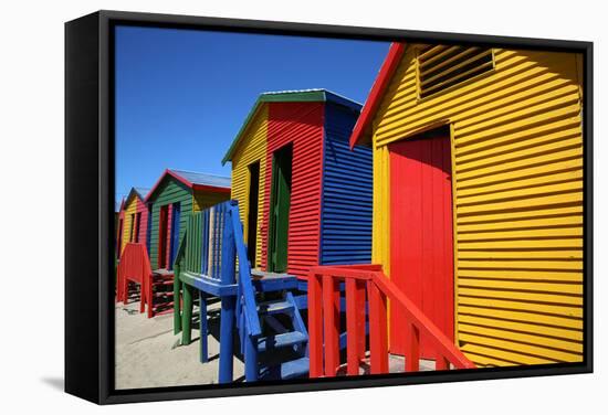 St James Beach. Cape Town-benshots-Framed Stretched Canvas