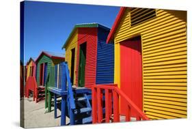 St James Beach. Cape Town-benshots-Stretched Canvas