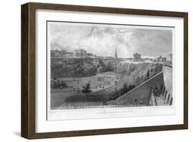 St James Cemetery, Liverpool, Looking North, 19th Century-Thomas Mann Baynes-Framed Giclee Print