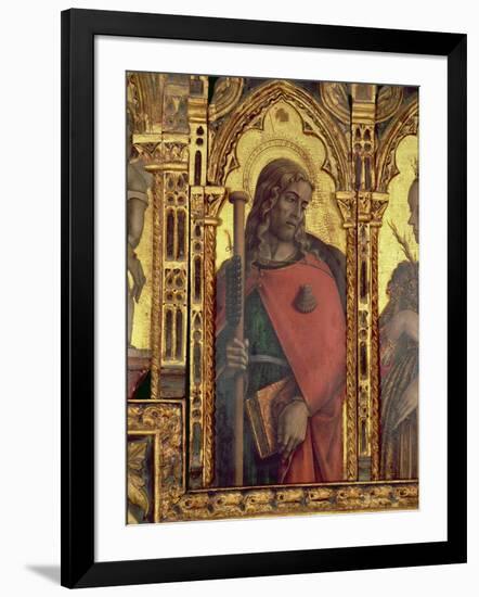 St. James, Detail from the San Martino Polyptych-Carlo Crivelli-Framed Giclee Print