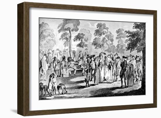 St James Park, 1783-Henry William Bunbury-Framed Giclee Print