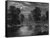 St James Park-null-Framed Stretched Canvas