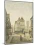 St James's Church and Silver Street Looking into Lower Maudlin Lane, Bristol, 1824-Edward Cashin-Mounted Giclee Print