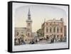 St James's Church, Piccadilly and the New Vestry Hall, London, C1856-Robert Dudley-Framed Stretched Canvas