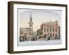 St James's Church, Piccadilly and the New Vestry Hall, London, C1856-Robert Dudley-Framed Giclee Print