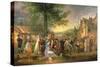 St. James's Fair, Bristol, 1824-Samuel Colman-Stretched Canvas