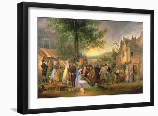St. James's Fair, Bristol, 1824-Samuel Colman-Framed Premium Giclee Print