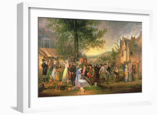 St. James's Fair, Bristol, 1824-Samuel Colman-Framed Premium Giclee Print