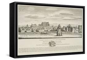 St. James's Palace and Part of City of Westminster from the North Side of Pall Mall in 1660-Wenceslaus Hollar-Framed Stretched Canvas