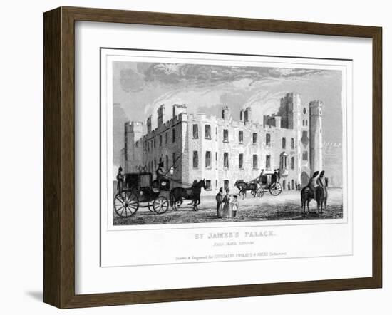 St James's Palace, Pall Mall, Westminster, London-null-Framed Giclee Print