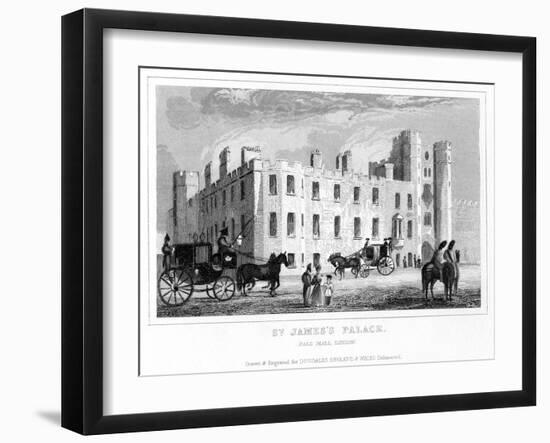 St James's Palace, Pall Mall, Westminster, London-null-Framed Giclee Print