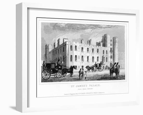 St James's Palace, Pall Mall, Westminster, London-null-Framed Giclee Print