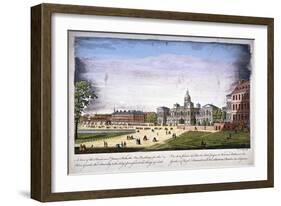 St James's Park and Horse Guards, Westminster, London, 1752-T Loveday-Framed Giclee Print