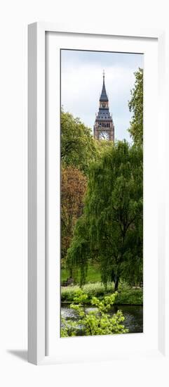 St James's Park Lake and the Millennium Wheel - London - England - United Kingdom - Door Poster-Philippe Hugonnard-Framed Photographic Print