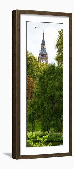 St James's Park Lake and the Millennium Wheel - London - England - United Kingdom - Door Poster-Philippe Hugonnard-Framed Photographic Print