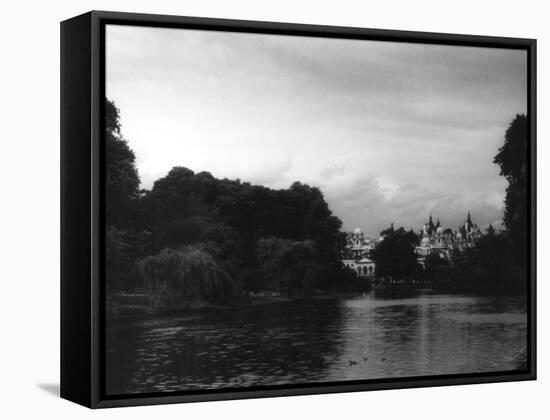 St. James's Park Lake-null-Framed Stretched Canvas