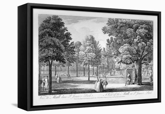 St James's Park, Westminster, London, 1745-William Henry Toms-Framed Stretched Canvas