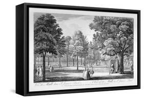 St James's Park, Westminster, London, 1745-William Henry Toms-Framed Stretched Canvas