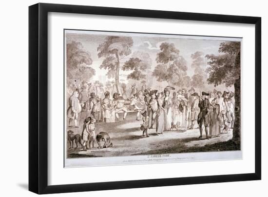St James's Park, Westminster, London, 1783-Henry William Bunbury-Framed Giclee Print