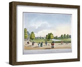 St James's Park, Westminster, London, 1809-Heinrich Schutz-Framed Giclee Print