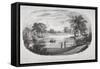 St James's Park, Westminster, London, C1827-JS Templeton-Framed Stretched Canvas