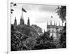 St James's Park with Flags Floating over the Rooftops of the Palace of Westminster - London-Philippe Hugonnard-Framed Photographic Print